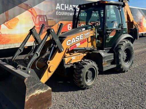 A VENDRE - Rétrocaveuse (pépine) CASE 580SN 2019