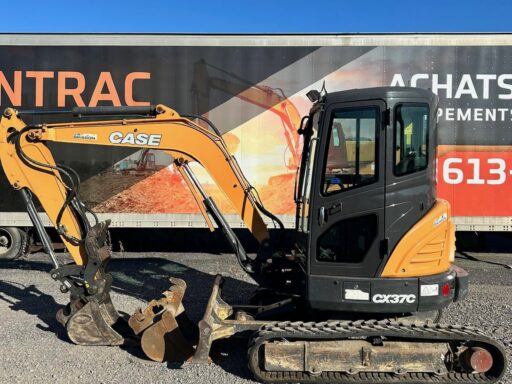 VENDU- Excavatrice CASE CX37C 2018